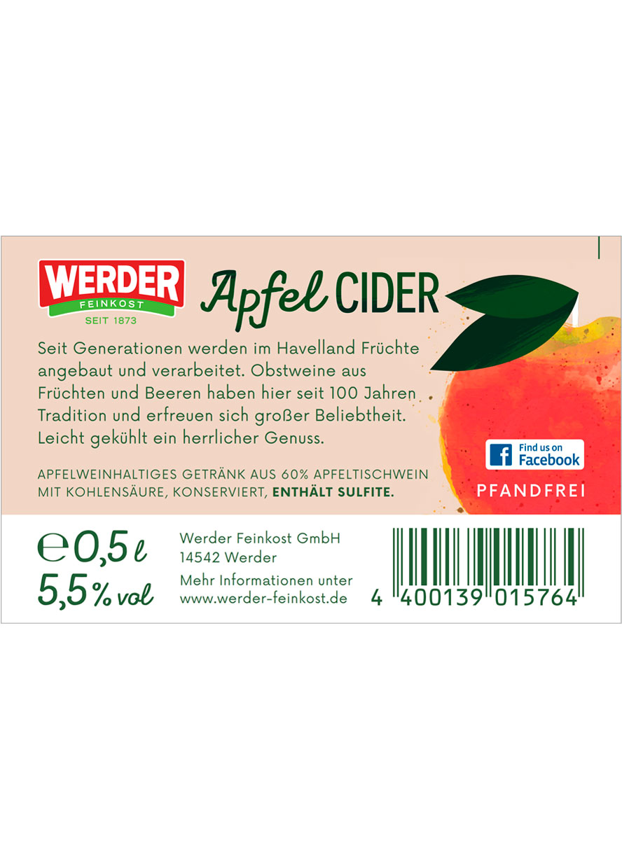 WERDER Werder Apfel Cider